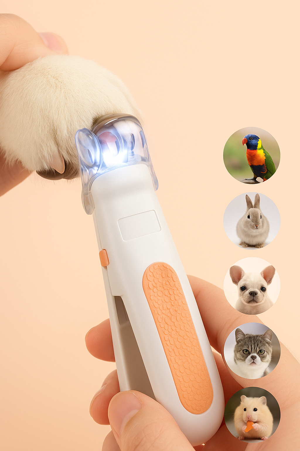 Pawlymals Professional Pet Nail Clipper LED