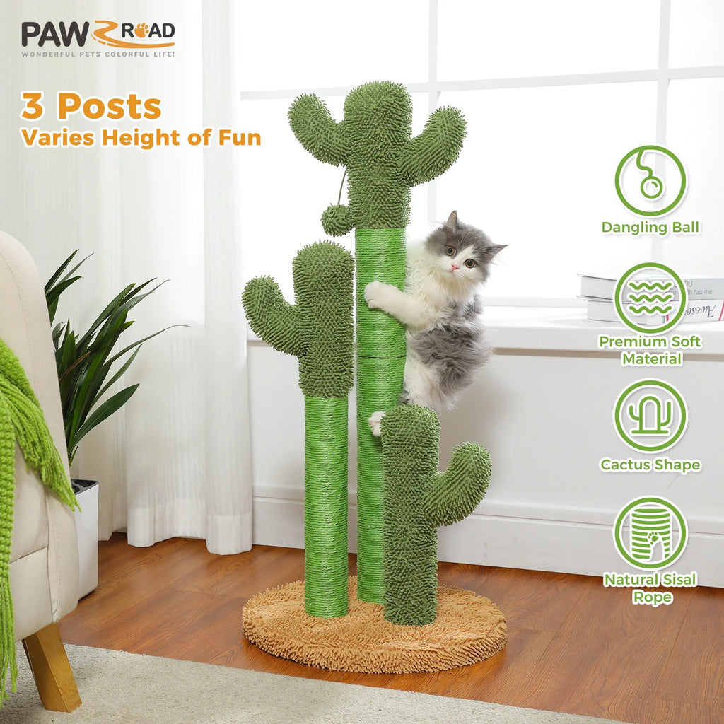 Cactus Cat Scratching Pawlymals