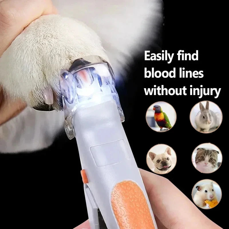 Pawlymals Professional Pet Nail Clipper LED