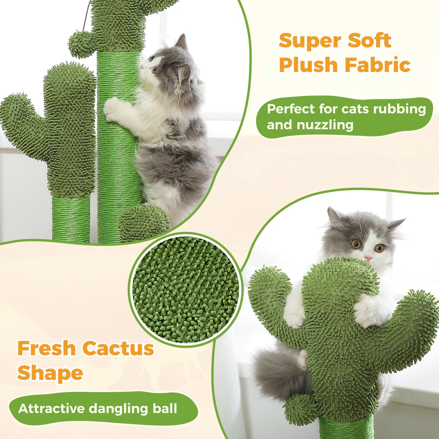 Cactus Cat Scratching Pawlymals