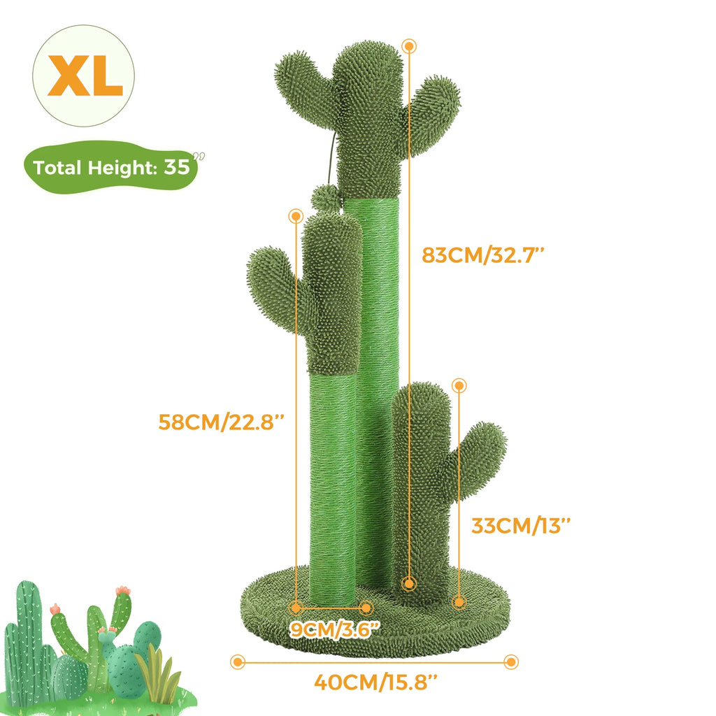 Cactus Cat Scratching Pawlymals