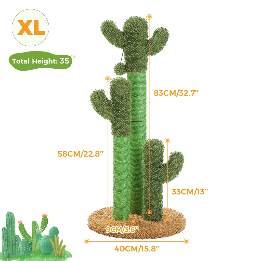 Cactus Cat Scratching Pawlymals